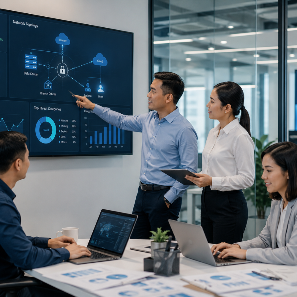 collaborating-in-a-tech-focused-office